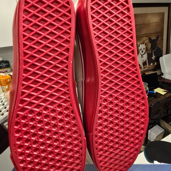 Vans Men's Lx Authentic 44 Duck Canvas / White / Red VN000EBNYF9 Mens Sz 12 NEW - Picture 9 of 15